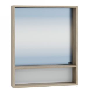 Зеркало СанТа Прима 700346 60см дуб светлый